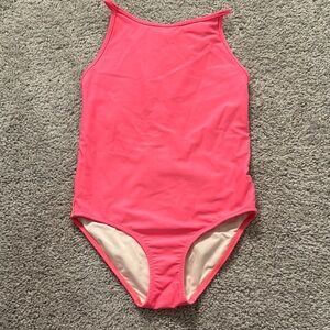 Burberry Kids Pink One Piece Swimsuit
